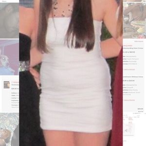 White Strapless Dress